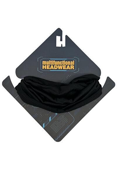 Sofist İstanbul Μαύρο Buff Πολυλειτουργικό Μονόχρωμο Κολάρο Λαιμού/Μπαντάνα/Μ...