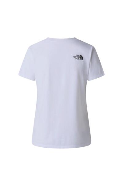 THE NORTH FACE W EVOLUTION HALF DOME SLIM SHORT SLEEVE Kadın Tişört NF0A8FX6FN41 Beyaz-XXL
