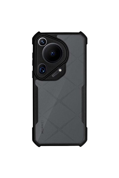 SILKASE Αντιβαρυτική Θήκη για Huawei Pura 70 Ultra, Αντικραδασμική, μαύρο/δια...