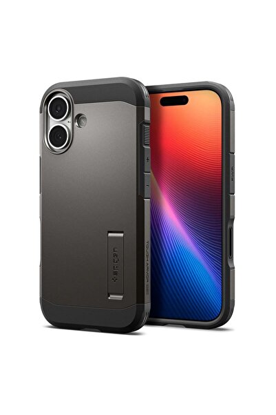 Spigen Husa ultra-rezistenta Tough Armor T MagSafe pentru iPhone 17, gunmetal