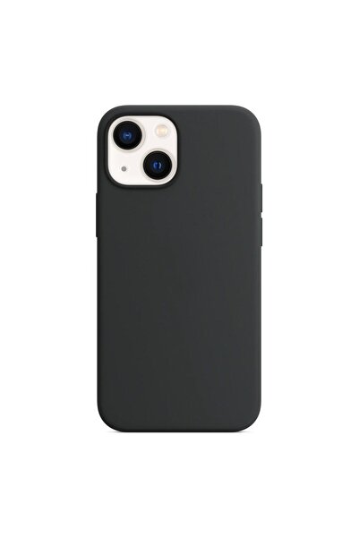 SILKASE Husa pentru Apple iPhone 13 Mini, magcase, soft silicon, culoare negru