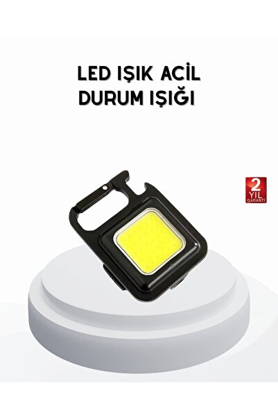 Generics Mini 800 Lümen LED El Feneri – USB Şarjlı 3 Kademeli Işık Şişe Açaca...