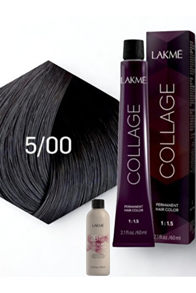LAKMÉ عرض (صبغة 5/00 بني فاتح + أكسجين vol28 - 8.4% ) – لون أعمق وتفتيح متوازن