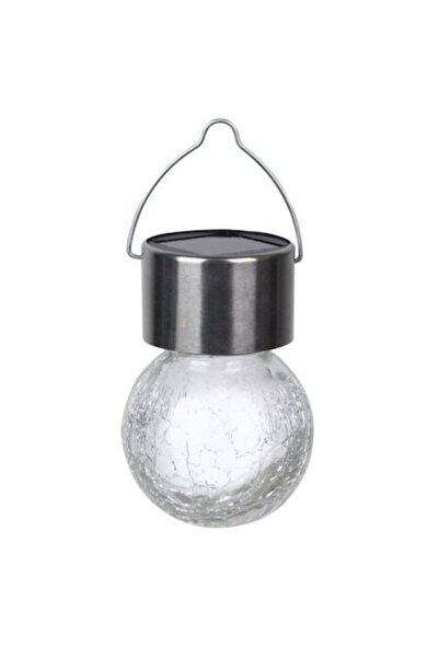 Wonderland Ηλιακό φωτιστικό LED, Κρεμαστό, Ασημί/Διαφανές, 6 x 4.5 εκ.