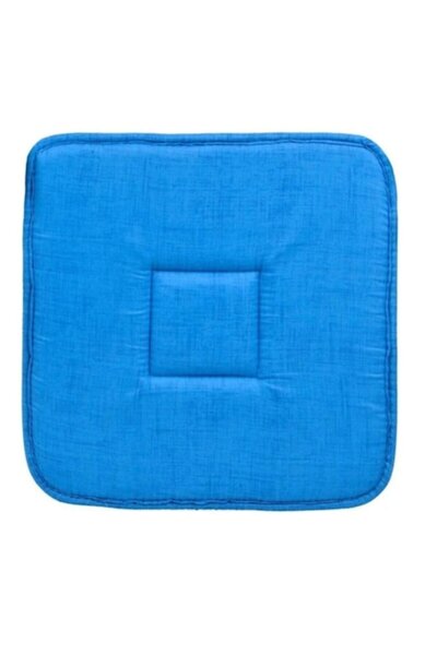 OEM Αναστρέψιμο Μαξιλάρι Καρέκλας, Μπλε, 39x39x3εκ.