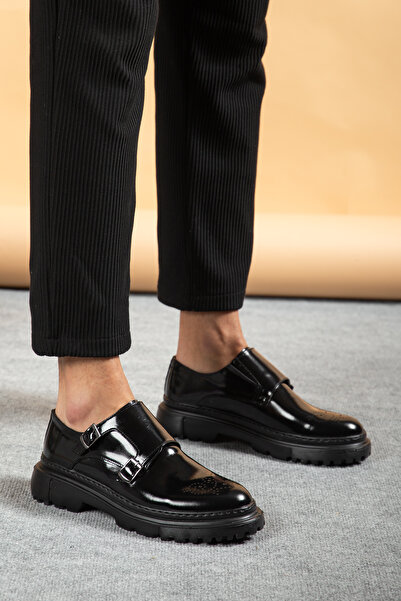 maximoda Piele naturală, talpă Eva, cu model, cusute, pantofi pentru bărbați