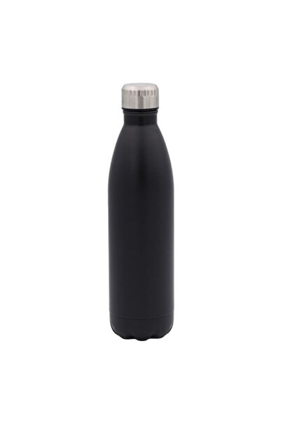OEM Θερμός, Μαύρο ματ, Μεταλλικό, 750ml