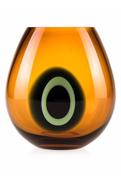 Paşabahçe Nazar Vase 19 cm Amber