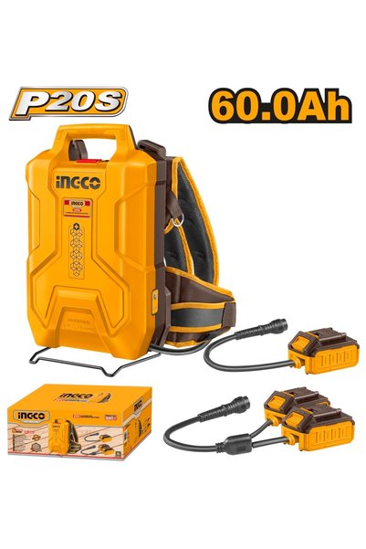 Ingco Baterie tip rucsac 20 V 60 Ah