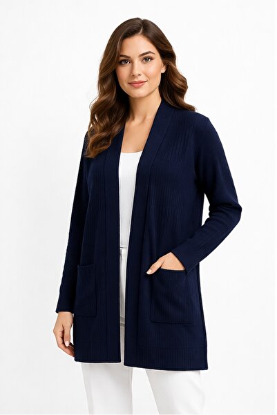 Gürkan Triko Women's Mother Knitwear Cardigan with Pockets Bgl-St05293