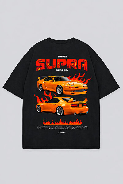 LORVEX Unisex Oversize T-Shirt 100% Cotton Printed T-Shirt Comfortable Fit Da...