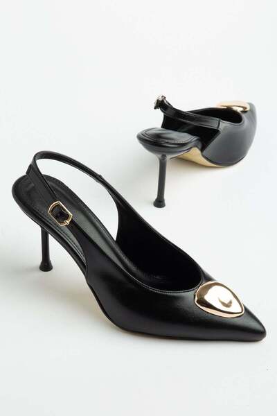 Dilimler Ayakkabı Γυναικεία παπούτσια με λεπτό τακούνι, στιλέτο, μαύρο, με με...