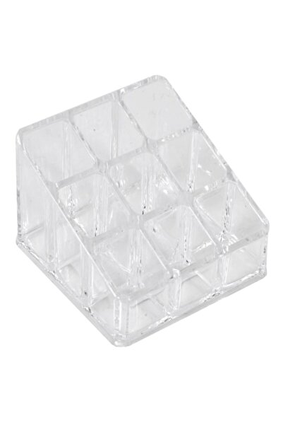 OEM Διαφανής Θήκη Οργάνωσης Καλλυντικών, 11 x 11 εκ.