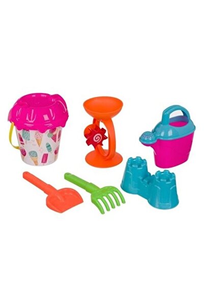 ANTBRO Σετ Παραλίας Μοντέλο Παγωτού με Κουβαδάκι Ø16x18εκ. με Διαφανή Σακίδιο...