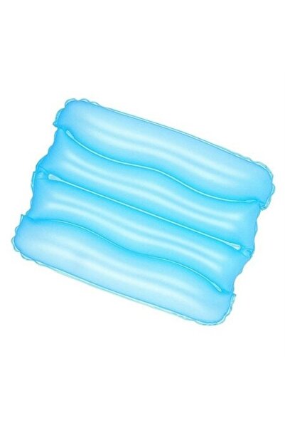 SUMMER Φουσκωτό μαξιλάρι παραλίας, Μπλε, 38 x 24 x 5 εκ.