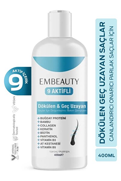 Embeauty 2'Lİ SET Kolajen ve Keratin Saç Dökülmesine Karşı Hızlı Sac Uzatan& Kepek Ve Egzema Karşıtı Sampuan