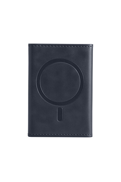 EHZ TEKNOLOJİ Magsafe Compatible Magnetic Leather Card Holder Wallet