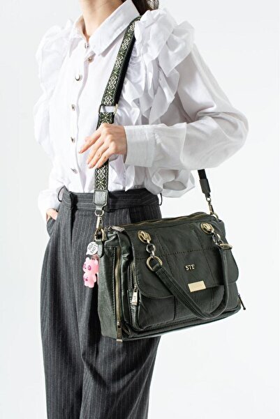 Baginn Y.S.Deri Γυναικεία τσάντα ώμου Vegan δερμάτινη τσάντα χιαστί 30*24 εκ....