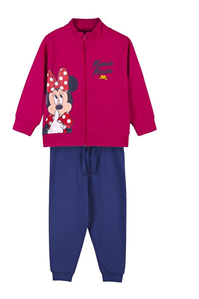 Minnie Mouse Βαμβακερή φόρμα δύο τεμαχίων με φερμουάρ