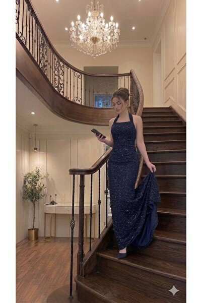 Sondos Fashion فستان ماسك كحلي