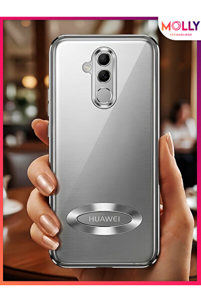 Molly HUAWEİ MATE 20 LİTE İçin Kenarları Gümüş Lens Koruyuculu Lou Lazer Şeff...