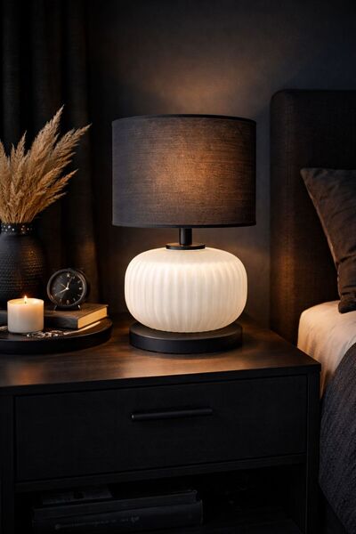 DzynLighting Abajurs WhiteBlack
