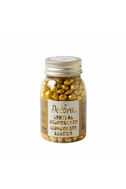DECORA Perle de ciocolată pentru decor, Aurii, Decora, Ø 10mm, 80g