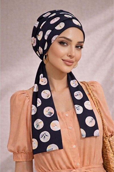 Aişe tesettür Μαύρο και λευκό εμπριμέ εσώρουχο με σχέδια