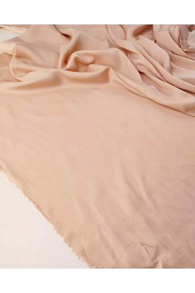 Kumaş Parça Ματ λεπτό σατέν ύφασμα σε ροζ χρώμα σολομού, πλάτος: 140 εκ.