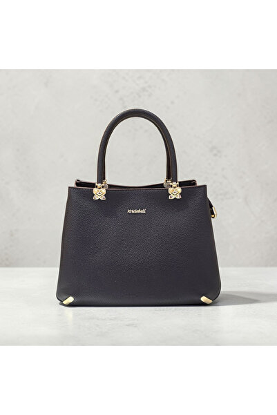 Ventus Molded Soft Leather Brown Clutch Bag