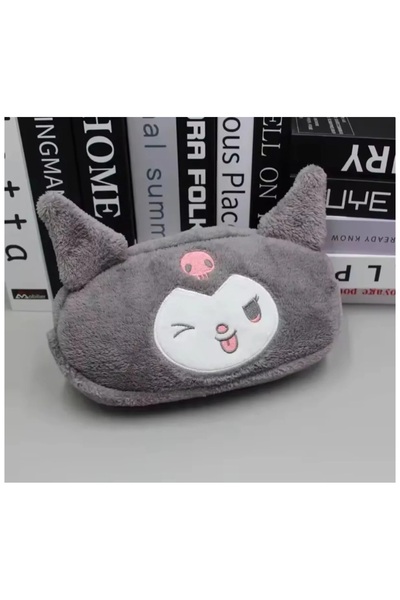 Meyra Accessories sanrio kuromi βελούδινη θήκη στυλό, κουτί μολυβιών, τσάντα ...