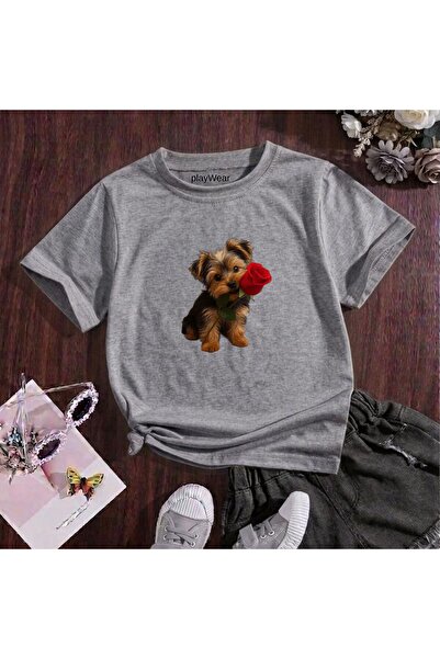 playwear Παιδικό unisex μπλουζάκι με στάμπα Rose Tutan Doge, 100% βαμβακερό, ...