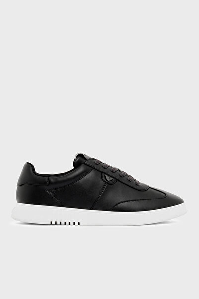 Emporio Armani 100% Leather Logo Sneaker Shoes Men's Shoes Em003062 Af20004 U...