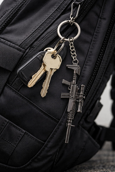 HER ŞEY NOTA www.herseynota.com Μεταλλικό μπρελόκ Unisex με μεταλλική φιγούρα...