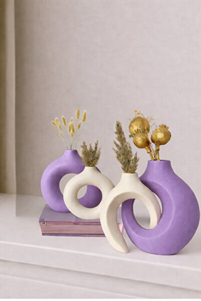 rufhomedesign İskandinav Tarzı Bohem 4’lü Set Vazo Pinterest Pampas Vazosu De...