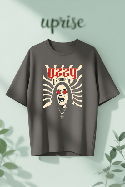 Vordevia Ozzy Ozbourne Printed Cotton Oversize T-Shirt