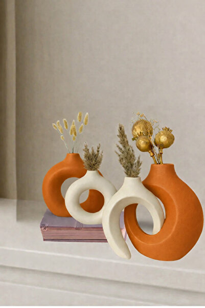 rufhomedesign İskandinav Tarzı Bohem 4’lü Set Vazo Pinterest Pampas Vazosu De...