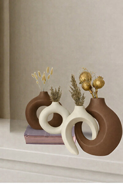 rufhomedesign İskandinav Tarzı Bohem 4’lü Set Vazo Pinterest Pampas Vazosu De...