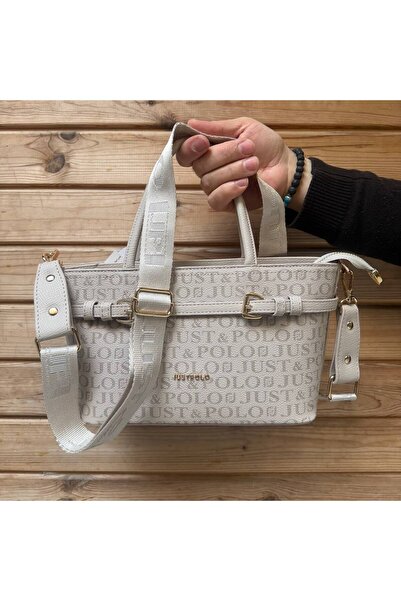 Just Polo Women's Black Hand and Shoulder Bag with Cross Strap for Daily Styl...