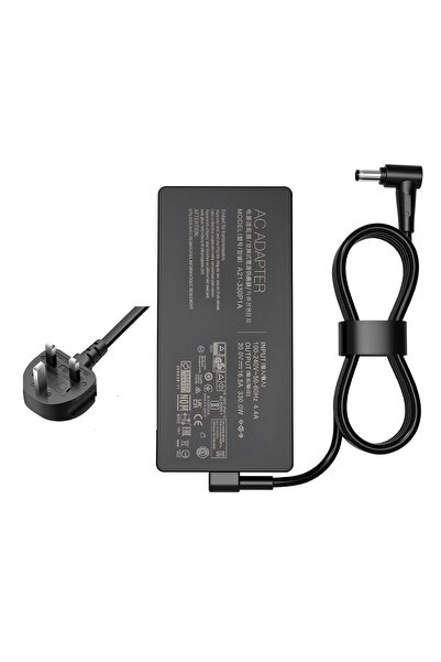 jsbazar شاحن 330 واط 6.0*3.7 ملم مناسب لأجهزة لابتوب أسوس ROG Strix Scar ADP-...