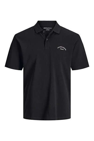 Jack & Jones Ανδρικό μπλουζάκι πόλο με λογότυπο Jack Jones College, κανονική ...