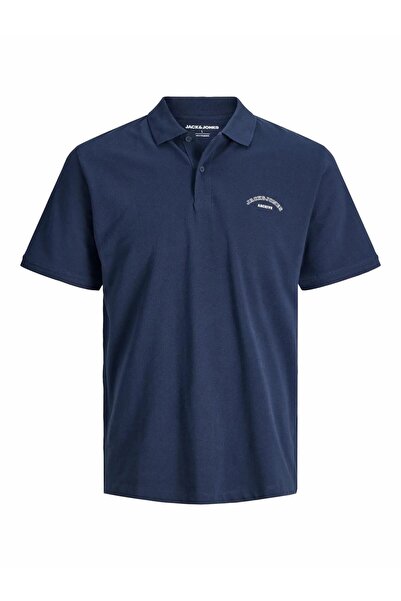 Jack & Jones Ανδρικό μπλουζάκι πόλο με λογότυπο Jack Jones College, κανονική ...