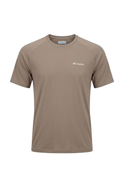 Columbia Ανδρικό καφέ μπλουζάκι Cs0303 Csc M Comfort Ss Tee Tshirt 9110508-254