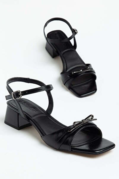 Dilimler Ayakkabı Γυναικεία πέδιλα με χαμηλό τακούνι μεγάλου μεγέθους, μαύρα,...