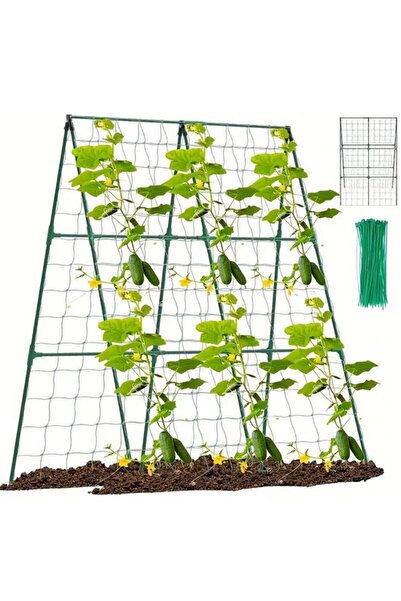 Evelise Σετ πλαισίων στήριξης με πλέγμα για την καλλιέργεια αναρριχώμενων φυτ...