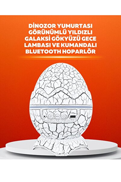northcity n Dinozor Yumurtası Projektörlü Gece Lambası - Çocuk Odası ve Dekor...