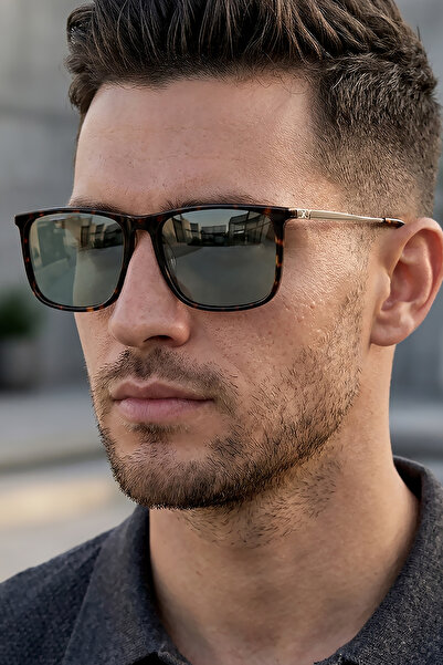 Daniel Klein Handmade Acetate - Polarized - Uv400 Protection Leopard Color Me...