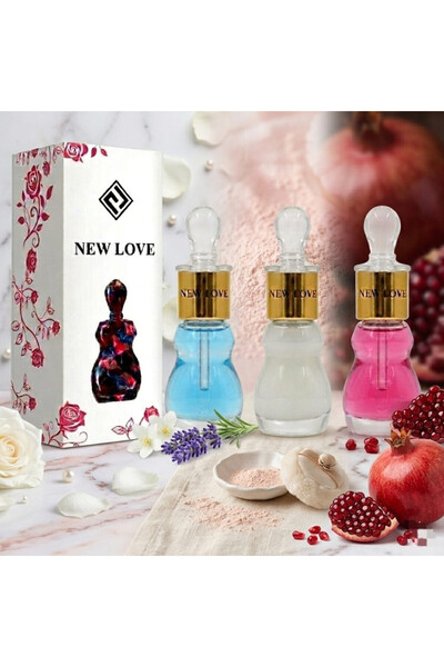 New Love مسك رمان مسك باودر مسك الطهارة 12 مل