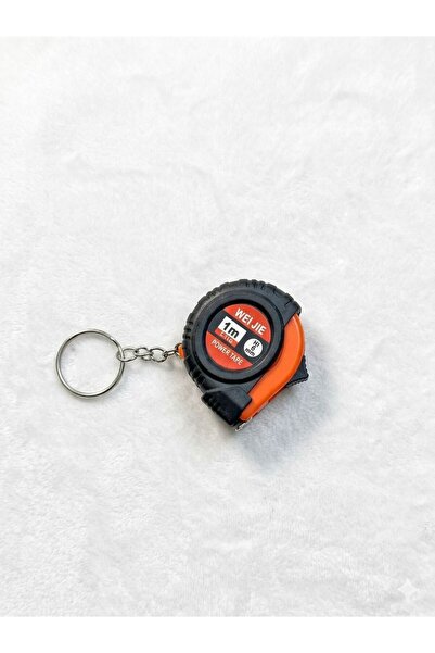Beksy Accessory Mini Şerit Metre Anahtarlık 1 Metre - Şık ve Taşınabilir Tasarım