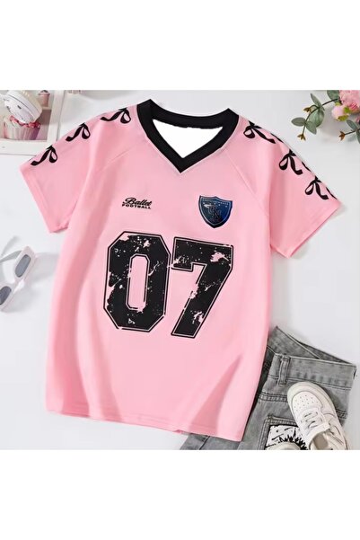 FASHION Graphic V Neck Sports Tee for Women